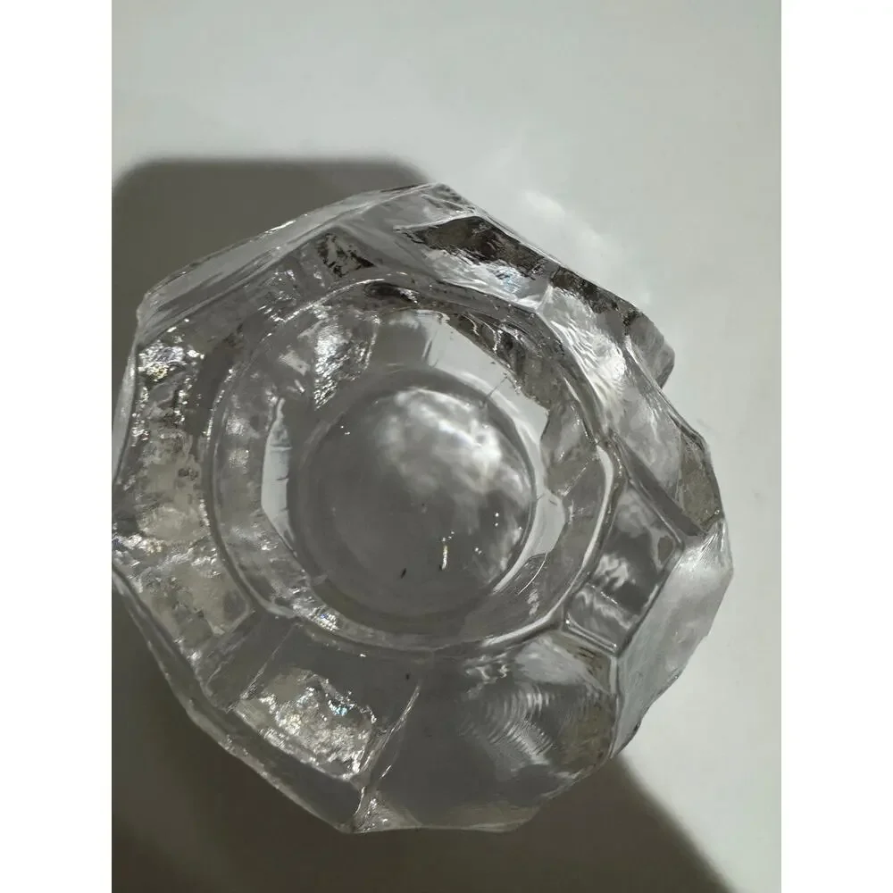 Kosta Boda Scandi Glass Rock Candle Votive Holder Vintage - Picture 5 of 9